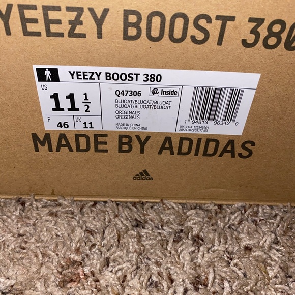 Yeezy Boost Alien 380 Blue Oat - Picture 8 of 8